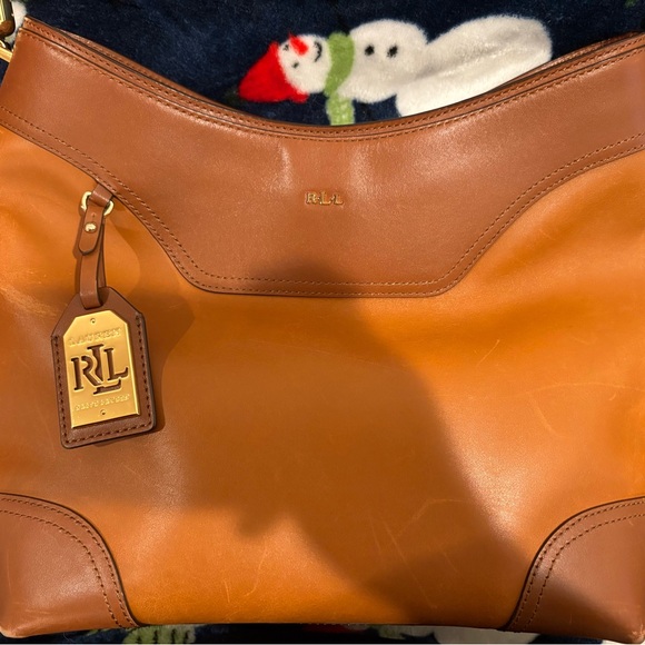 Ralph Lauren Elegant Leather Shoulder Bag - Picture 1 of 10